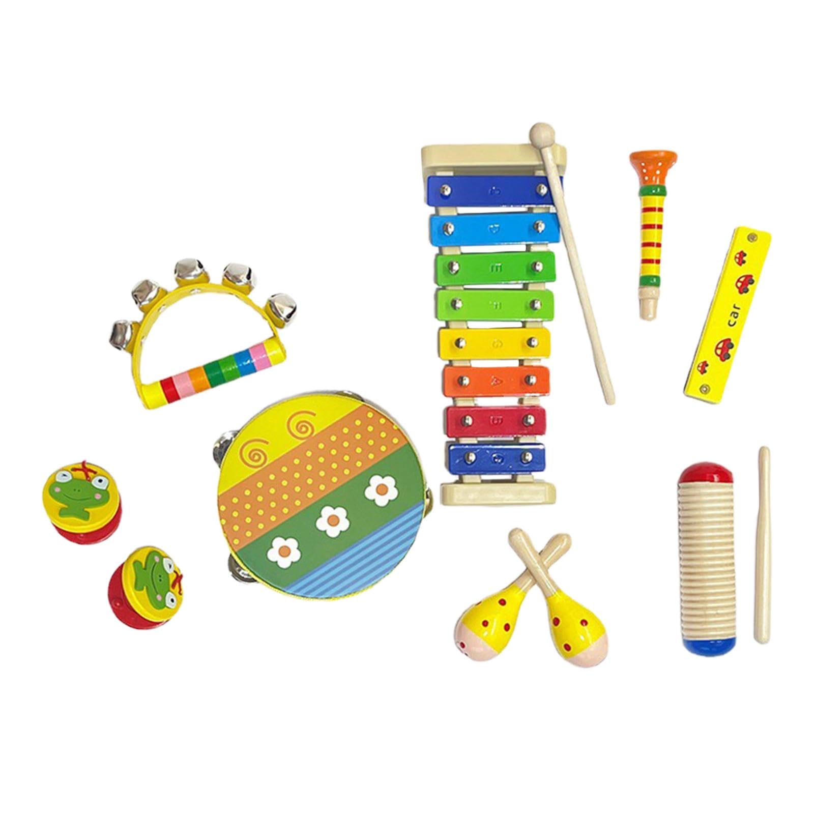 Calandis Montessori Music Toy Percussion Sets Wooden Music Sets Drum Toy For Gift | Music & Art | Educational