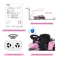 12V Kids Ride On Tractor With Trailer & Remote Control, Toddler Battery Powered Electric Vehicle, Slow Start 7Led Headlights Usb Music Player 2+1 Gear Shift, Pink, 35W/ Eva Tire