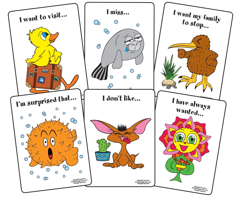 Bright Spots Sentence Completion Card Game - 4668103, Paper, Engaging Game for Thoughts and Feelings