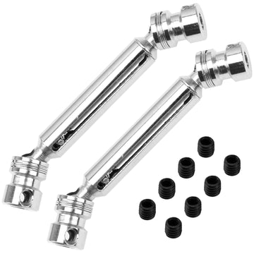 Vgoohobby 2Pack Metal Rear Drive Shaft CVD Transmission Axle Compatible with Wltoys 12428 12423 12429 FY03 FY04 FY05 JJRC Q39 Q4
