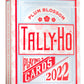 Tally-Ho Plum Blossom Flower Special Edition Playing Cards, 1 Deck, Red