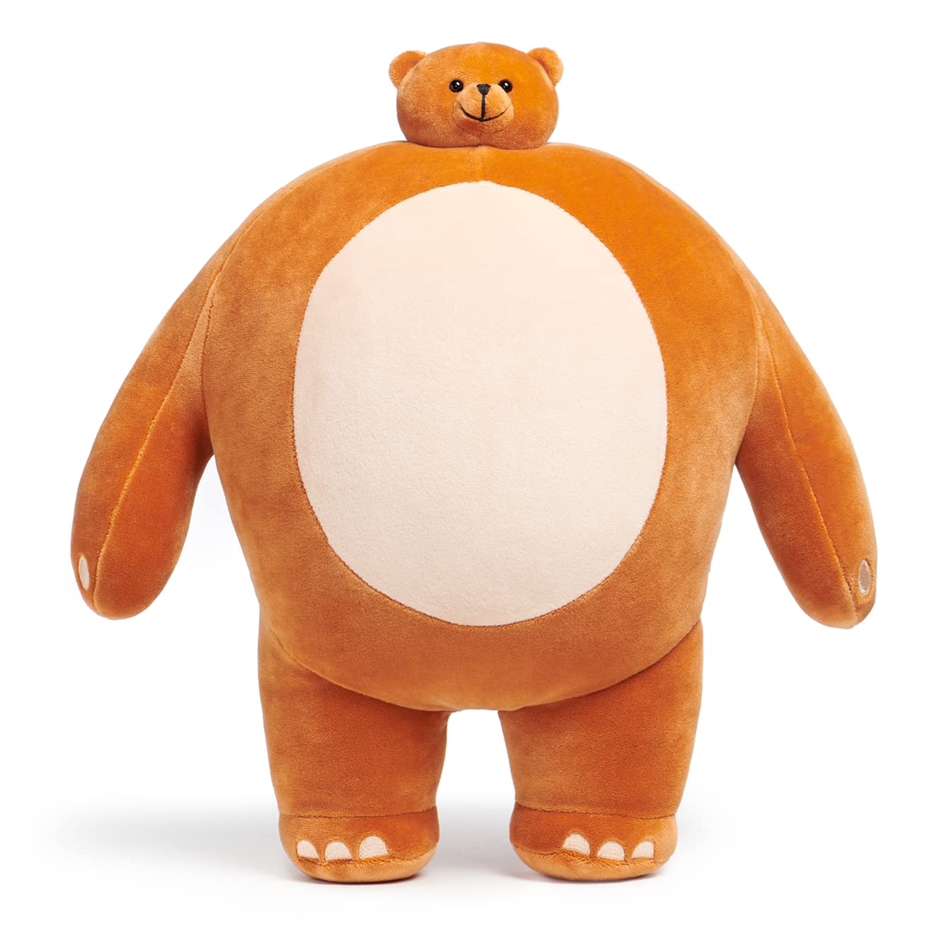 TINY HEADED KINGDOM Pip Bear - 15" Plush Stuffed Animal, Medium Size, Adorable Little Head Bear, Synthetic Material, Perfect for Girls and Boys
