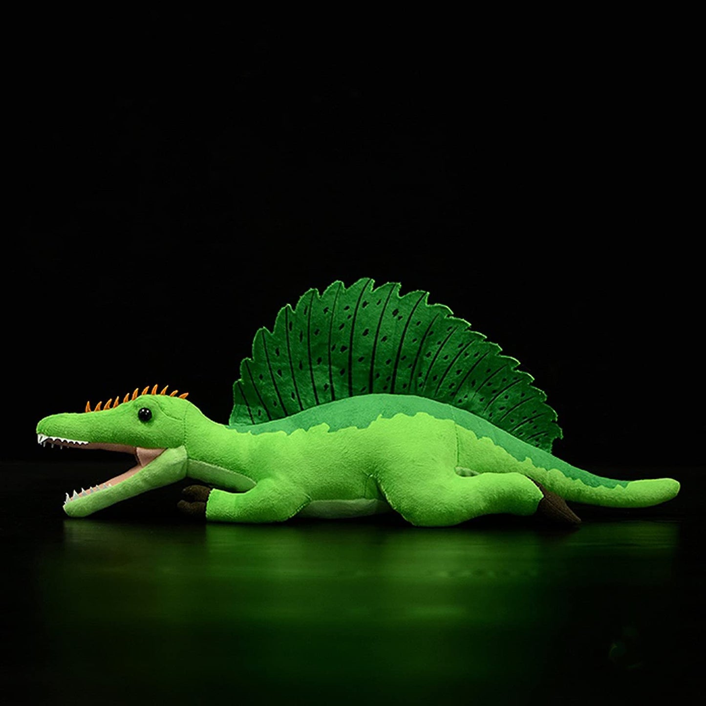 Zhongxin Made Simulation Spinosaurus Dinosaur Stuffed Plush Toy - 18' Soft Lifelike Sail-Backed Dinosaur Model Toy, Real Life Dinosaur Stuffed Animal Toys, Collectible Gifts For Kids