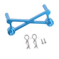 RZXYLRC Aluminum Front Body Shell Post Mount for Axial SCX24 C10 1/24 RC Crawler Car Upgrade Accessories (Blue)