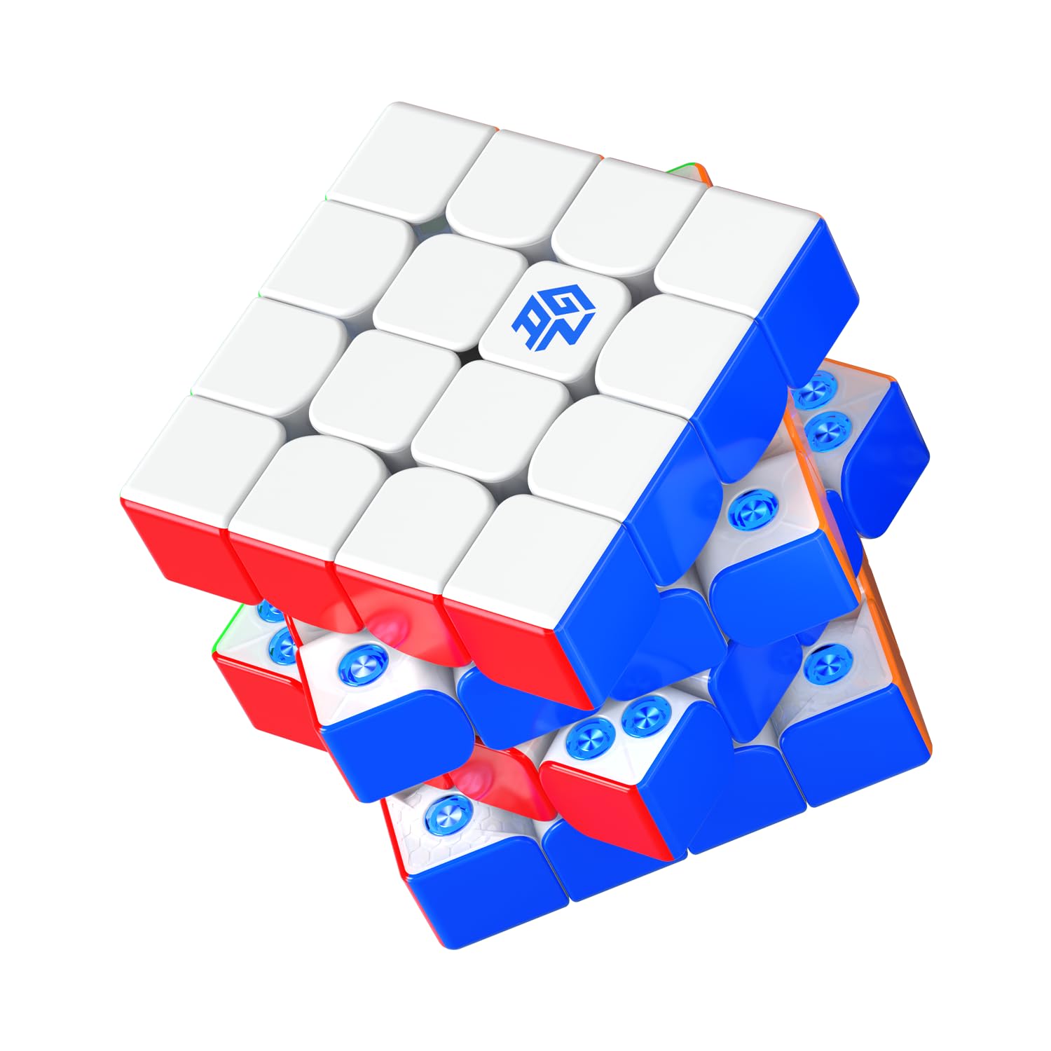 GAN 460 M V2, 4x4 Speed Cube Magnetic Speedcube Dual-Layer Structures Puzzle Omni-Magnetic Architecture 160 Magnets Fidget Toy f