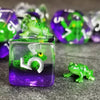 Sage's Portal Animal Familiars Resin DND Dice Set Polyhedral Dice Set for Dungeons and Dragons RPG Pathfinder Tabletop TTRPG (Gr