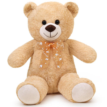 Sausudols Teddy Bear Stuffed Animal 24'' Small Teddy Bear Gift For Valentine'S Day Christmas Birthday Light Brown