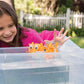 4M: Green Science: Aqua Robot - DIY Water Swimming Fish Toy Robot, Solar & Battery Hybrid Power, STEM Building Craft & Activity