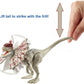 Jurassic World Dilophosaurus Action Figure, 7 Inch, Movable Joints, Realistic Sculpting, Multi-color, Model GWY30, Kids Gift Ages 3+