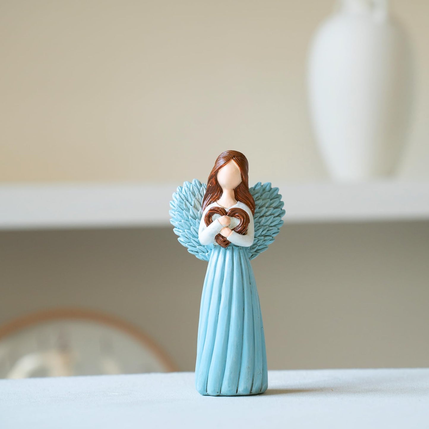 DEWLULU Remembrance Angel Figurines,Sympathy Gifts for Loss of Loved one,Grief Gifts for Women,Memorial Gifts to Hold Each one S