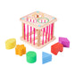 Ilsmysutra Sensory Bin Toys Shape Sorter Toy With Elastic Bands For Kids Toddlers Style A