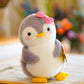 Ruzucoda Stuffed Penguin Plush Ocean Animals Toys Dolls Decorations Gifts For Kids Boys Girls 10 Inches (Pink)