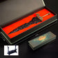 Superbuybox Elden Ring DLC Maliketh's Black Blade Giftbox - 11.5" Zinc Martial Arts Knife Desk Decoration Backpack Pendant