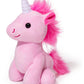 Little Jupiter Plush Unicorn 7.5'' - Stuffed Animal For Girls - Unicorn Stuffy - Easter & Christmas Gift - Pink