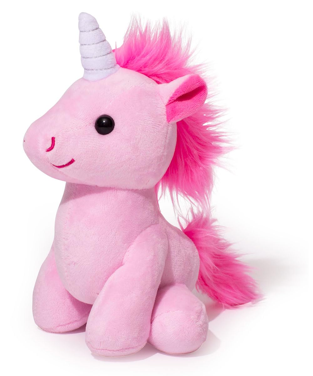 Little Jupiter Plush Unicorn 7.5'' - Stuffed Animal For Girls - Unicorn Stuffy - Easter & Christmas Gift - Pink