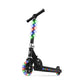 Jetson Scooters - Jupiter Kick Scooter (Black) - Collapsible Portable Kids Push Scooter - Lightweight Folding Design With High Visibility Rgb Light Up Leds On Stem, Wheels, And Deck