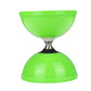 Magicyoyopro Triple Bearing Green Diabolo Medium Size 5” Chinese Yoyo Toy With 2 Pair Carbon Sticks+ 2 Extra Strings +1 Net Bag, High Performance Chinese Yoyo Diabolo Skill Toy