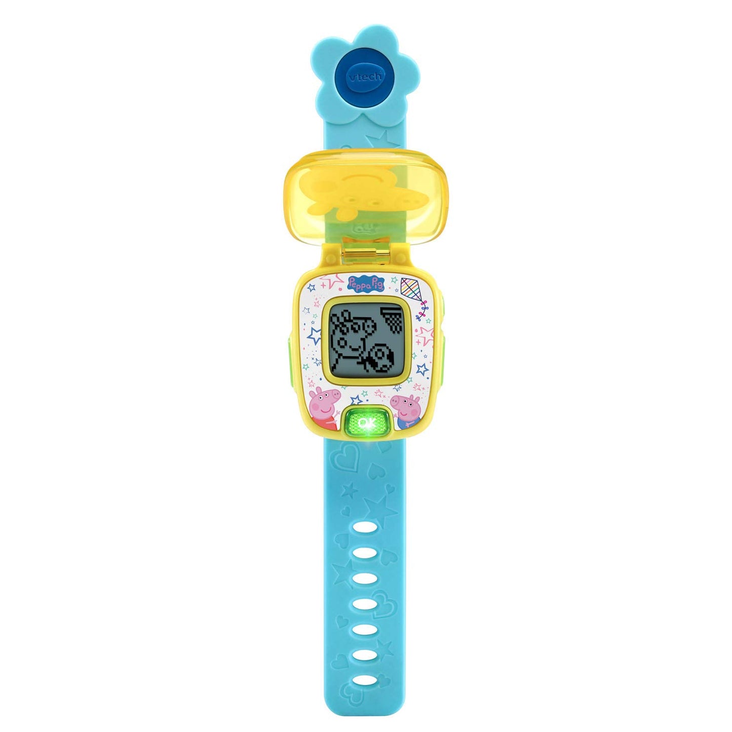 VTech Peppa Pig Learning Watch - Medium Blue Plastic, Model 80-526060
