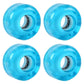 UJEAVETTE Skateboard Wheels Glow Flash Cruiser Longboard Light Up Wheels 78a Blue