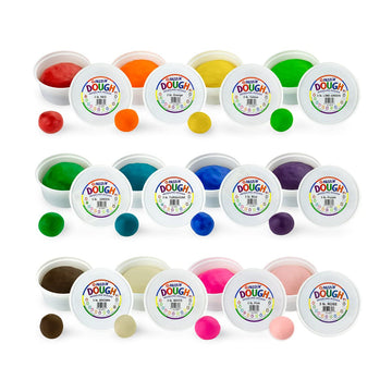 Hygloss Dazzlin’ Modeling Dough – Unscented Non-Toxic Christmas Craft Dough, 12 Festive Colors, 3Lbs Each (36Lbs Total) – Kids Arts & Crafts, Stocking Stuffers For Kids Products
