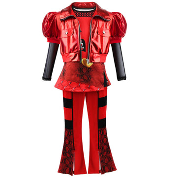 Lgandpg Rise Of Red Costume Kids, Red Costumes Girls 3Pcs Outfit