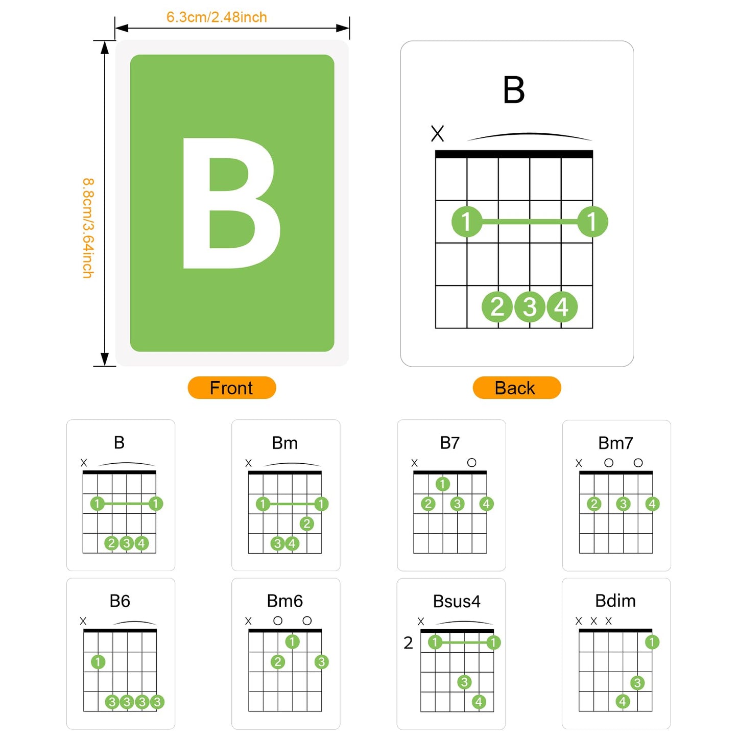 Guitar Chord Flashcards And Guitar Chord Chart