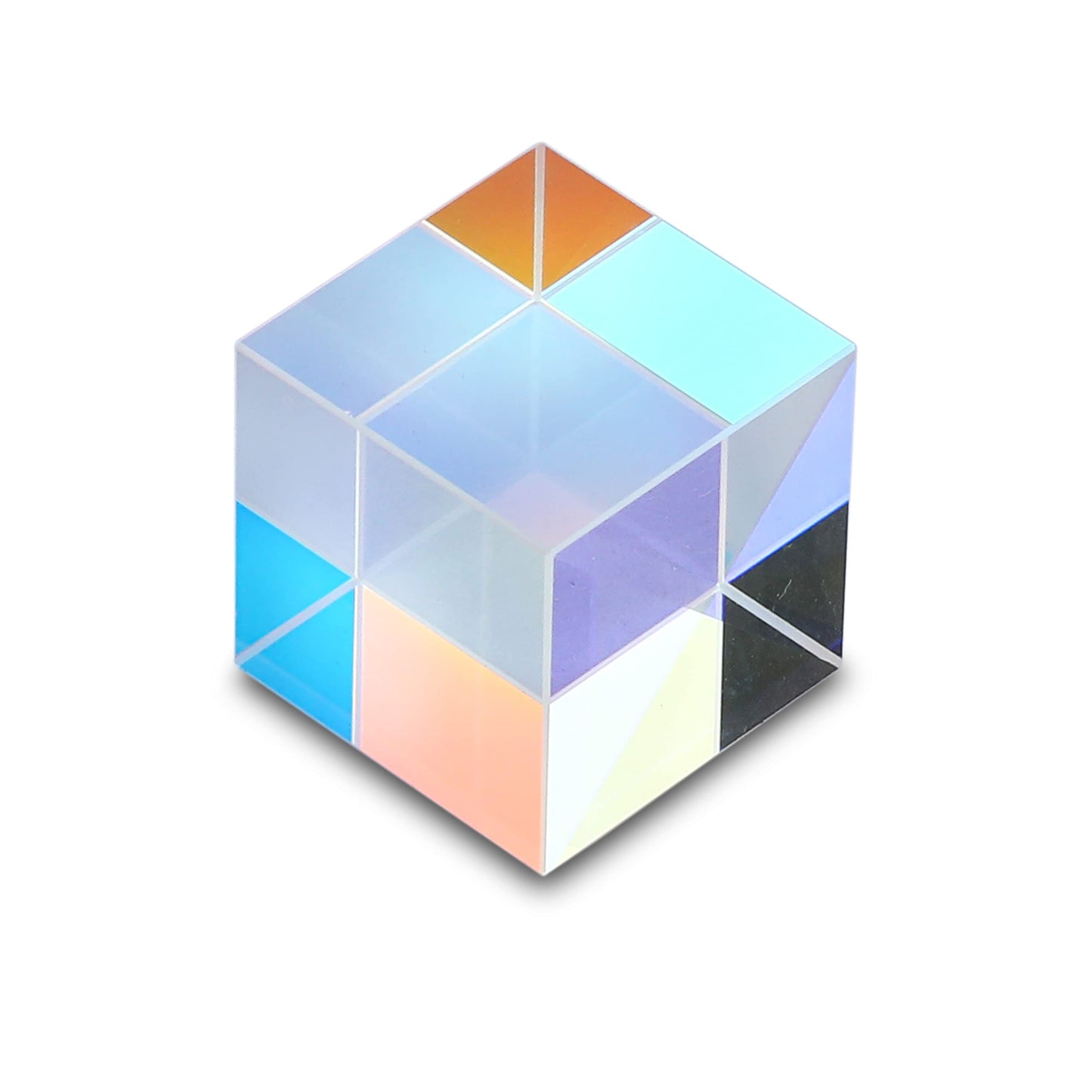 Hdcrystalgifts 20Mm Rgb Dispersion Prism Optical Glass X-Cube Prism For Teaching Light Spectrum Physics- Gift Of Light