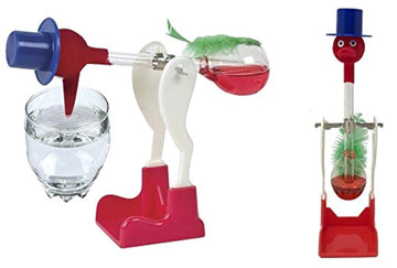 Drinking Bird Perpetual Motion (2 Pack) The Original Vintage Retro Magic Sippy Dipping Bird A Science Wonder Wholesale Bulk Set Of 2-The Incredible Bird That Drinks Water