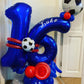 Navy Blue 17 Balloon Numbers,40 Inch Dark Blue 17 Or 71 Birthday Balloons Large Foil Mylar Balloons Number 17 For Birthday Party Anniversary Decorations