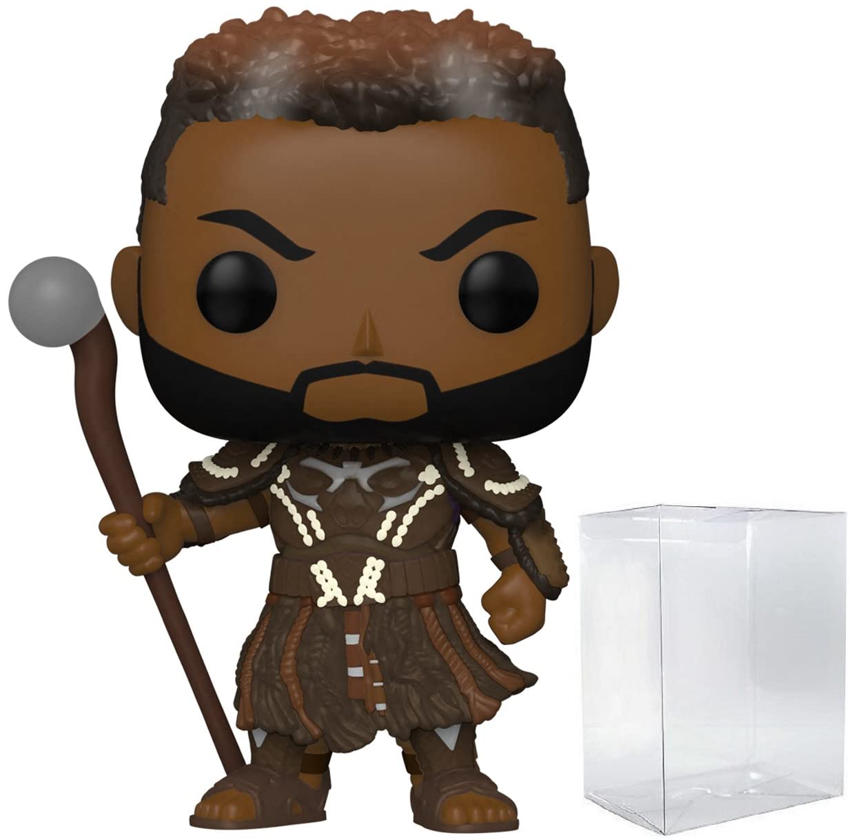 Pop Marvel: Black Panther: Wakanda Forever - M 'Baku Funko Vinyl Figure (Bundled With Compatible Box Protector Case), Multicolor