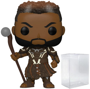Pop Marvel: Black Panther: Wakanda Forever - M 'Baku Funko Vinyl Figure (Bundled With Compatible Box Protector Case), Multicolor