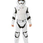 Storm Costume Trooper Mask Kids Jumpsuit Helmet Full Sets Empire Outfits Role Play Halloween Accessories (White, Large)