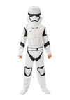 Storm Costume Trooper Mask Kids Jumpsuit Helmet Full Sets Empire Outfits Role Play Halloween Accessories (White, Large)