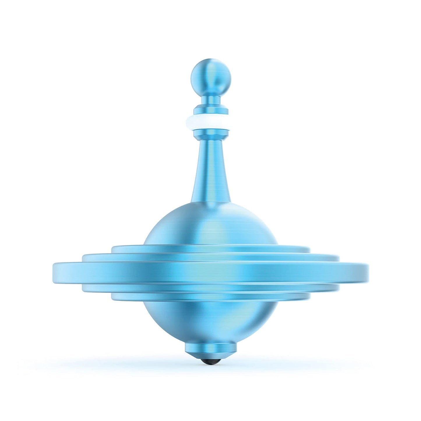 Plexity Labs Ufo Tops Cussac - Metal Spinning Fidget Toy Top - Inspired By The Documented 1967 Ufo Sighting In Cussac, France (S