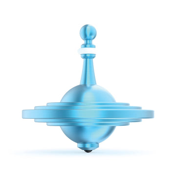 Plexity Labs Ufo Tops Cussac - Metal Spinning Fidget Toy Top - Inspired By The Documented 1967 Ufo Sighting In Cussac, France (S