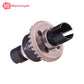 Mesimsple 2Pcs Alum Front Rear Differential Diff Gear For Mjx Hyper Go 1/16 H16207 16208 16209 16210 H16 1/14 14301 14302 14209