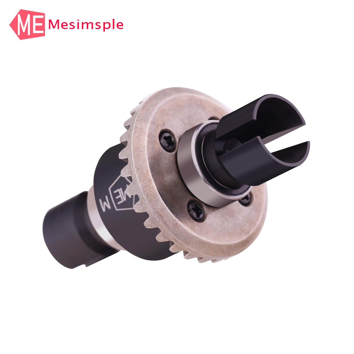 Mesimsple 2Pcs Alum Front Rear Differential Diff Gear For Mjx Hyper Go 1/16 H16207 16208 16209 16210 H16 1/14 14301 14302 14209