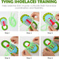 Nuobesty Shoelace Threading Teaching Toys Learn To Tie Shoelaces Toys Early Educational Toys For Kids Toddlers
