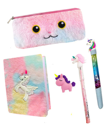 Kobbet Unicorn Stationery Return Gift Set For Girls Unicorn Theme Return Gift In Bulk, Unicorn Theme Party Favor Return Gift For