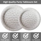 Gisgfim 48 Pcs Golf Birthday Plates Supplies Paper Golf Party Decorations Sports Theme Dessert Dinner Plates Disposable Golf Par