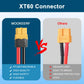 MOOKEERF 5 Pairs XT60 Plug Female and Male Connector with 100mm 12AWG Silicon Wire for RC Lipo Battery FPV Racing Drone