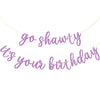 Go Shawty It'S Your Birthday Banner, Hip Hop Birthday Party Decorations Supplies, Rap Theme Bday Bunting Sign, Pre-Strung, Photo