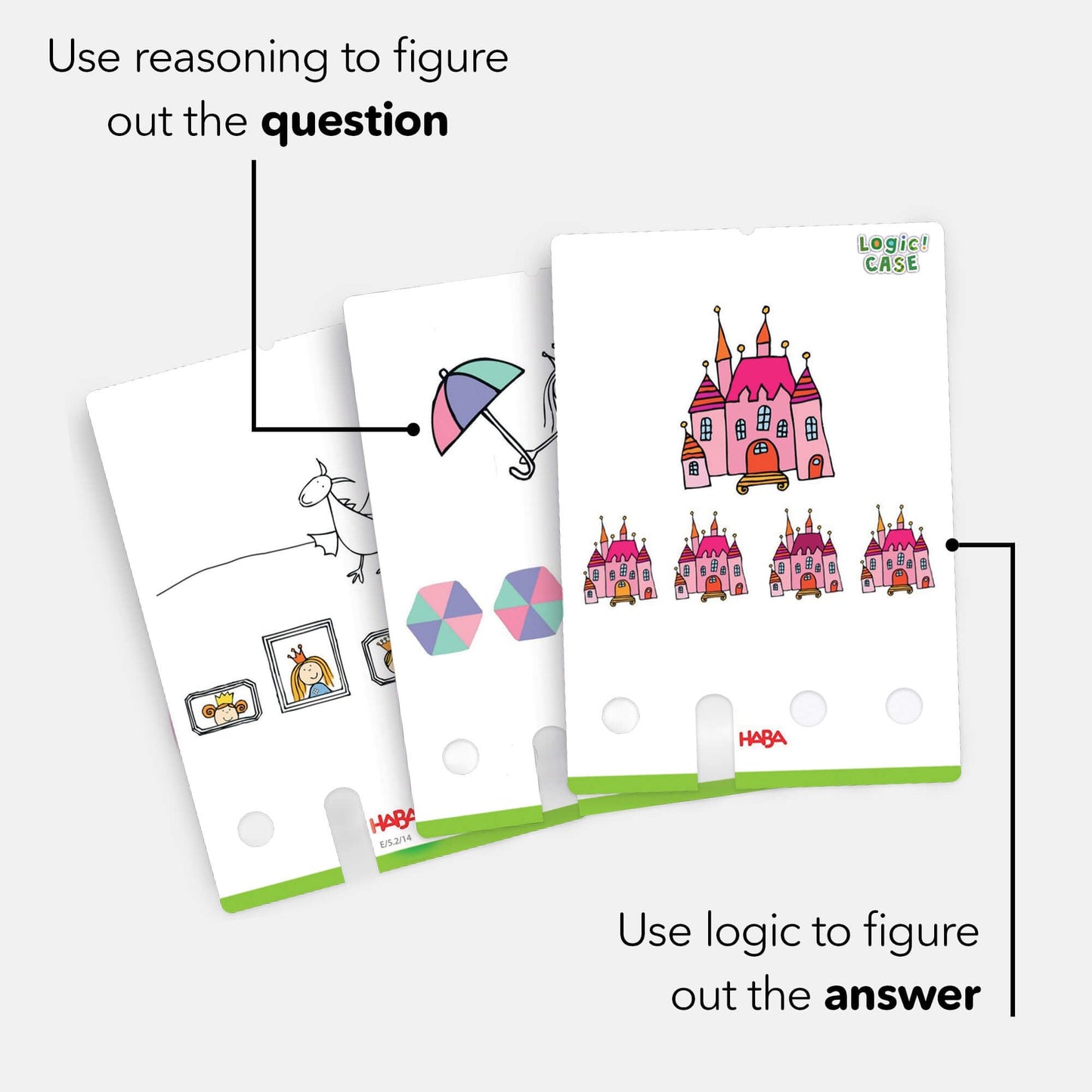 Haba Logic Case Extension Set: Princesses - Ages 5+ Gifts For 5 Year Old Girls, Learning Toys, Puzzle & Card Games For Kids, Tra