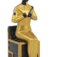 Ebros Classical Egyptian Gods And Goddesses Seated On Throne Statue Gods Of Egypt Ruler Of Mankind Decorative Figurine (Osiris God Of The Afterlife)