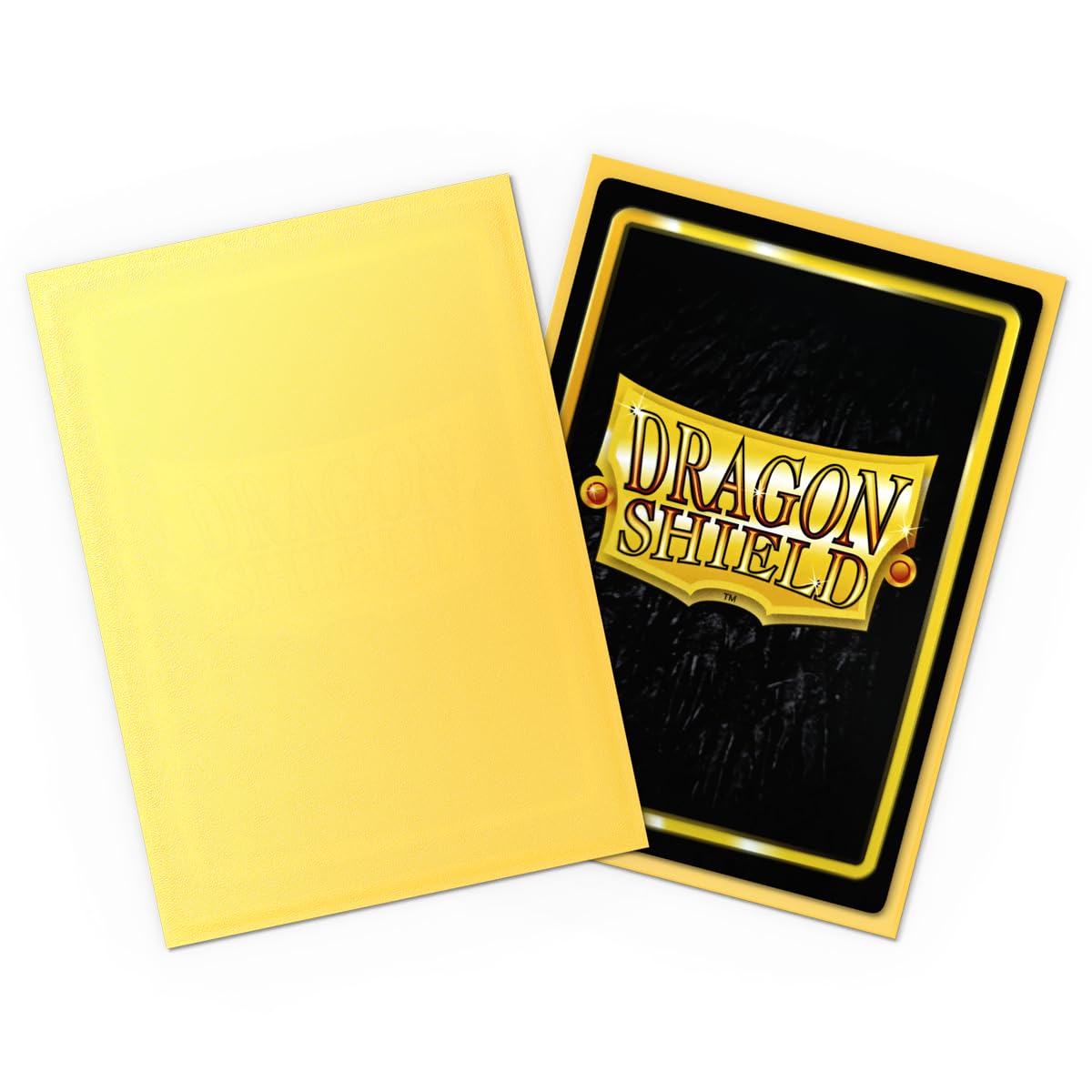 Dragon Shield | Standard Size Card Matte Sleeves | 100 CT - Smooth & Tough enhanced TCG Sleeves | Compatible with Pokemon  Flesh & Blood  One Piece & Magic The Gathering | Yellow