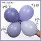Partywoo Dusty Blue Balloons, 85 Pcs Purplish Boho Blue Balloons Different Sizes Pack Of 18 Inch 12 Inch 10 Inch 5 Inch Slate Blue Balloons For Balloon Garland Arch As Party Decorations, Blue-F16