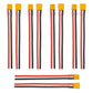 5Pair XT30 Plug Male Female Connector Adapter with 10cm 16AWG Silicone Wire Amass XT30U for RC LiPo Battery FPV Racing Drone