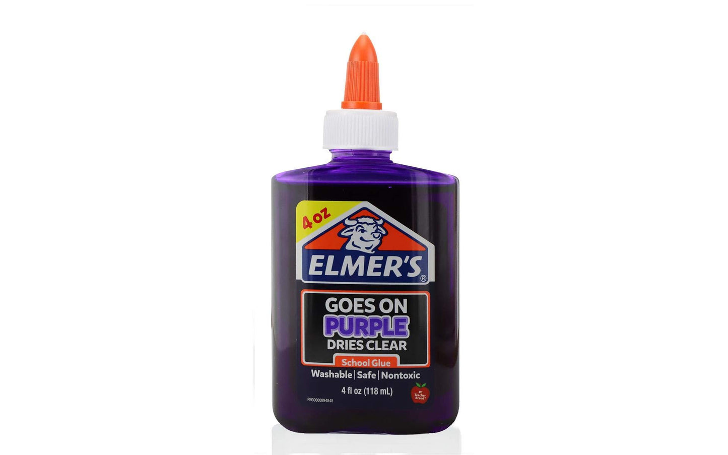 Elmers Disappearing Purple Liquid School Glue, 4-Ounces, 1 Count