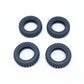 KingVal Replacement 4PCS Rally Tire Tyre Wheel RC Parts Compatible with WLtoys K979 K989 284131 284010 RC Car