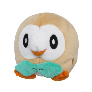 Sanei Pp54 Rowlet Pokemon All Star Collection Stuffed Plush, 4.5''
